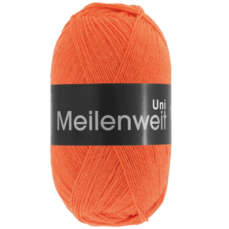 Lana Grossa Meilenweit 100 1396 Kürbisrot