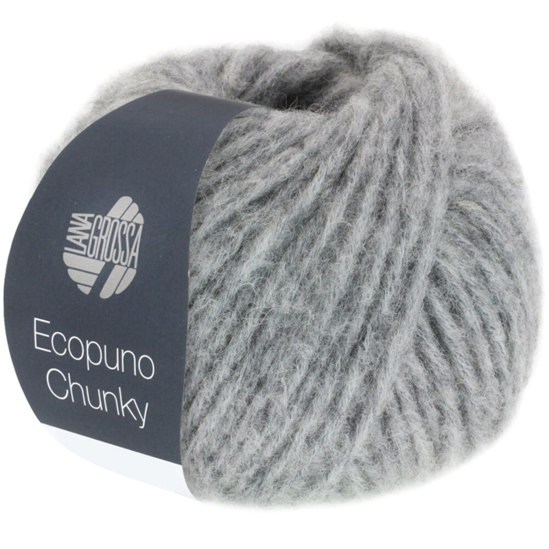 Ecopuno Chunky 125 Grau meliert