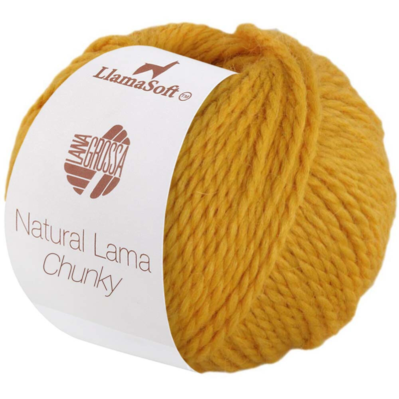 Natural Lama Chunky 01 Gelb