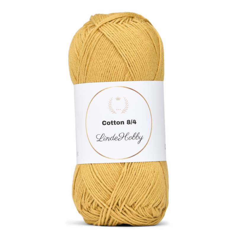 LindeHobby Cotton 8/4 102 Senape