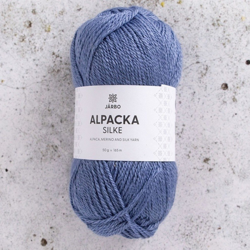 Järbo Alpacka Silke 19 Blue slate