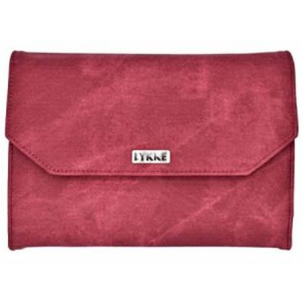 LYKKE Austauschbares Rundstricknadelset Blush, Crimson, 13 cm