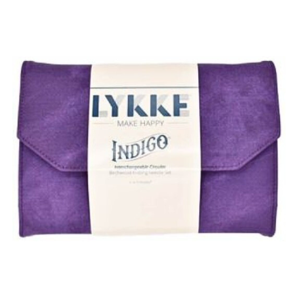 LYKKE Austauschbare Rundstricknadelset Indigo, Violett, 13 cm