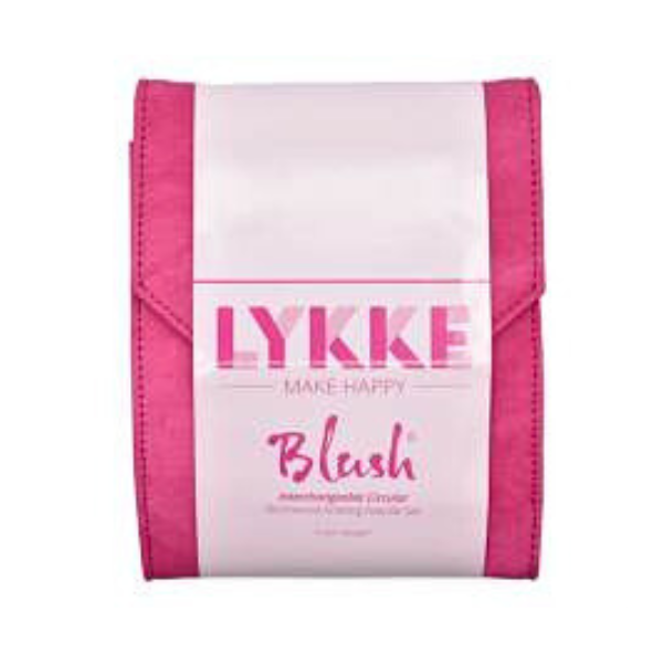LYKKE Austauschbares Rundstricknadelset Blush, Starter Set, Fuchsia, 13 cm
