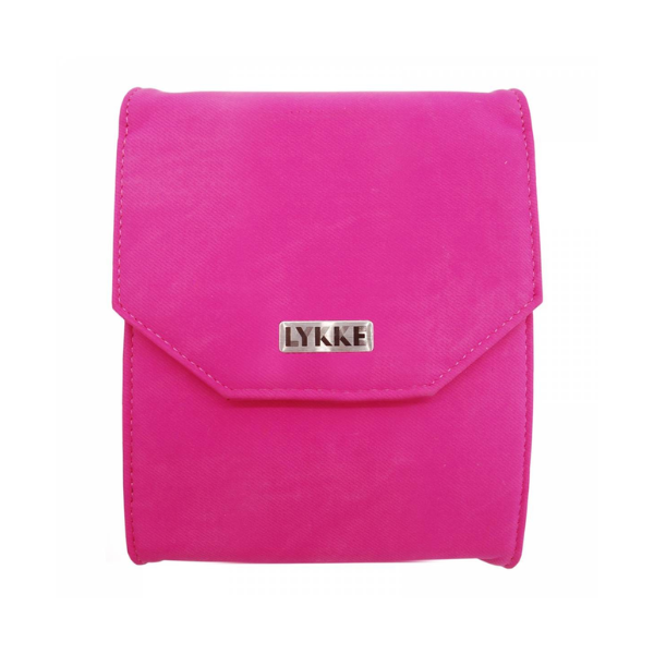 LYKKE Austauschbares Rundstricknadelset Blush, Starter Set, Fuchsia, 13 cm
