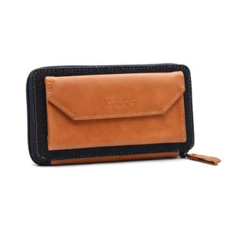LYKKE Oxford Etui für Auswechselbare Rundstricknadeln, 9 cm Hellbraun
