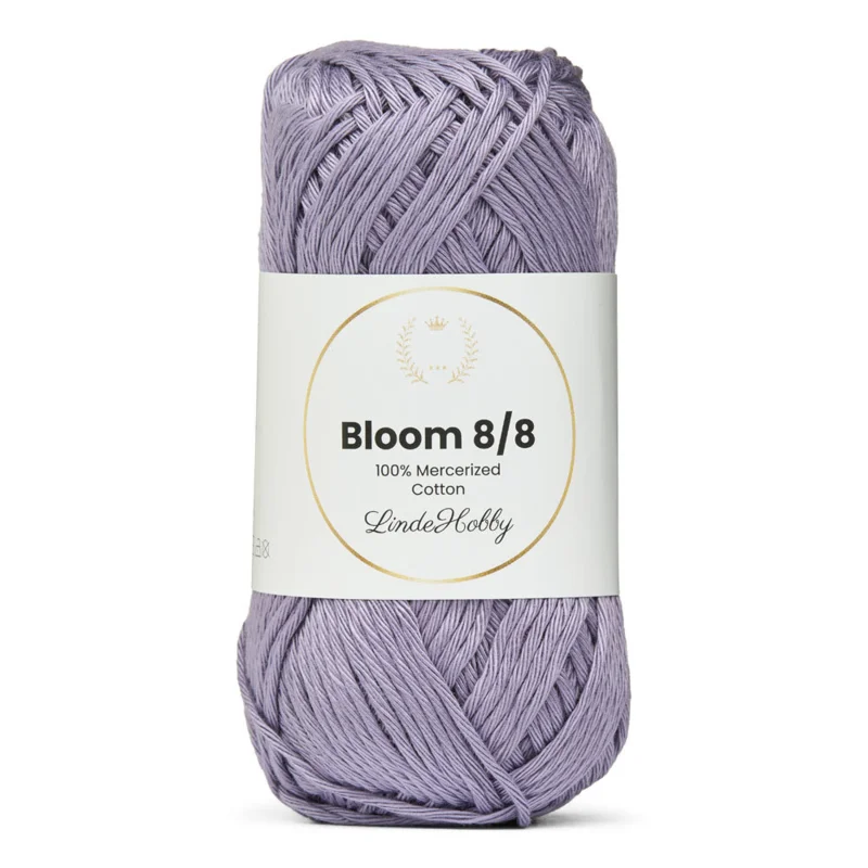 LindeHobby Bloom 8/8 Mercerized Cotton 12 Helllila