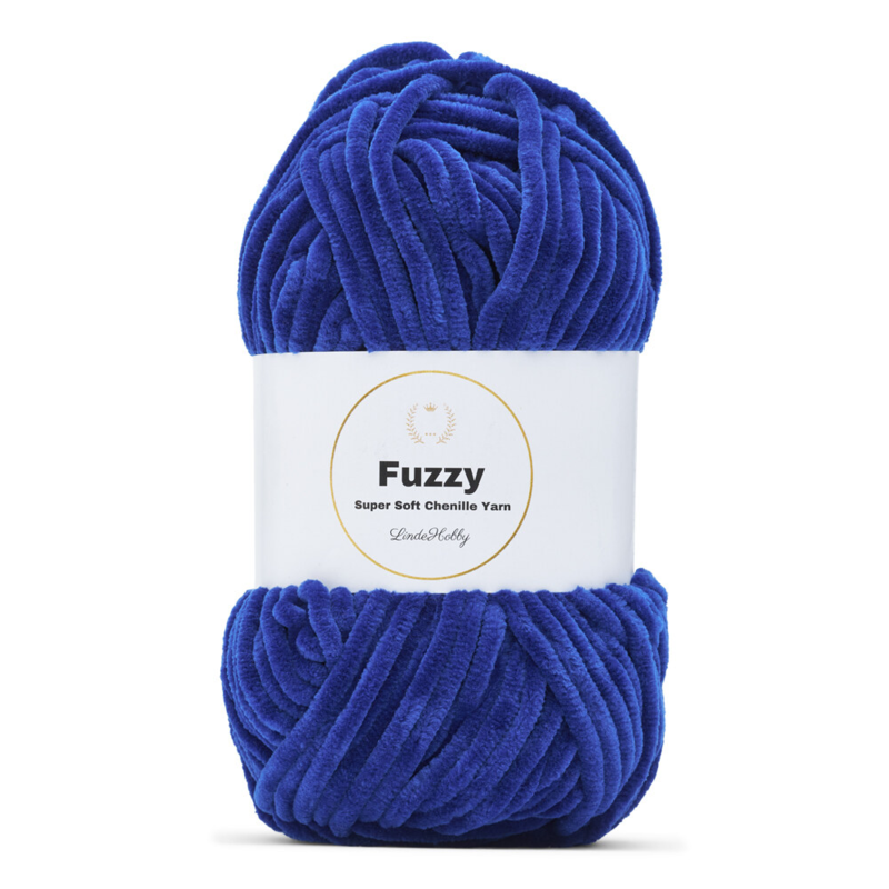 LindeHobby Fuzzy Chenille 26 Saphirblau