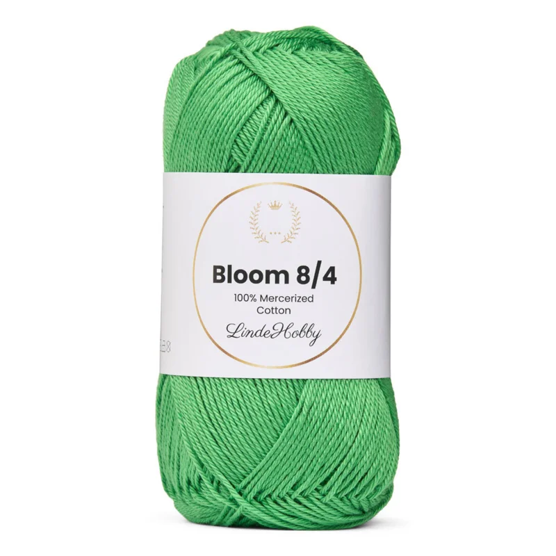 LindeHobby Bloom 8/4 Mercerized Cotton 38 Grün
