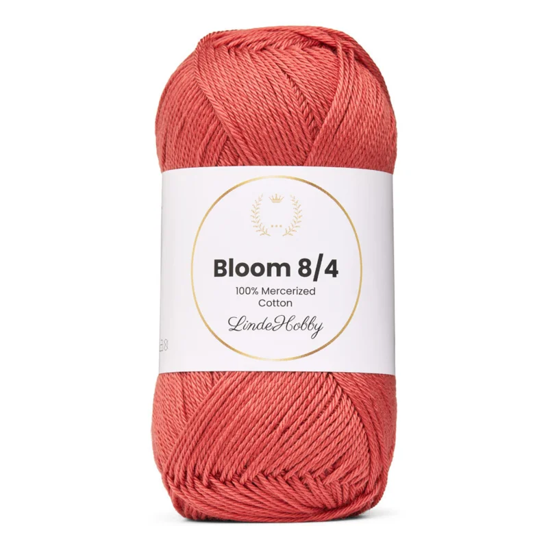 LindeHobby Bloom 8/4 Mercerized Cotton 24 Rosenholz