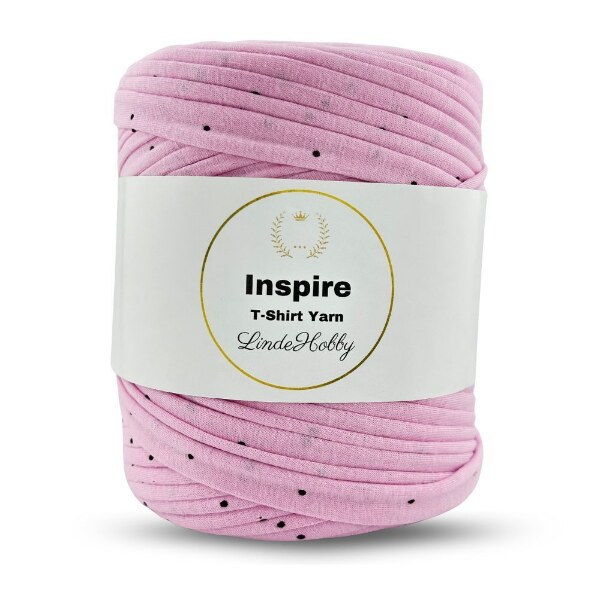 LindeHobby Inspire Print 10 Rosa mit schwarzen Punkten
