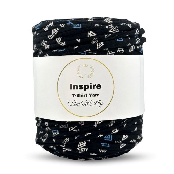 LindeHobby Inspire Print 23 Schwarz mit Dreiecken
