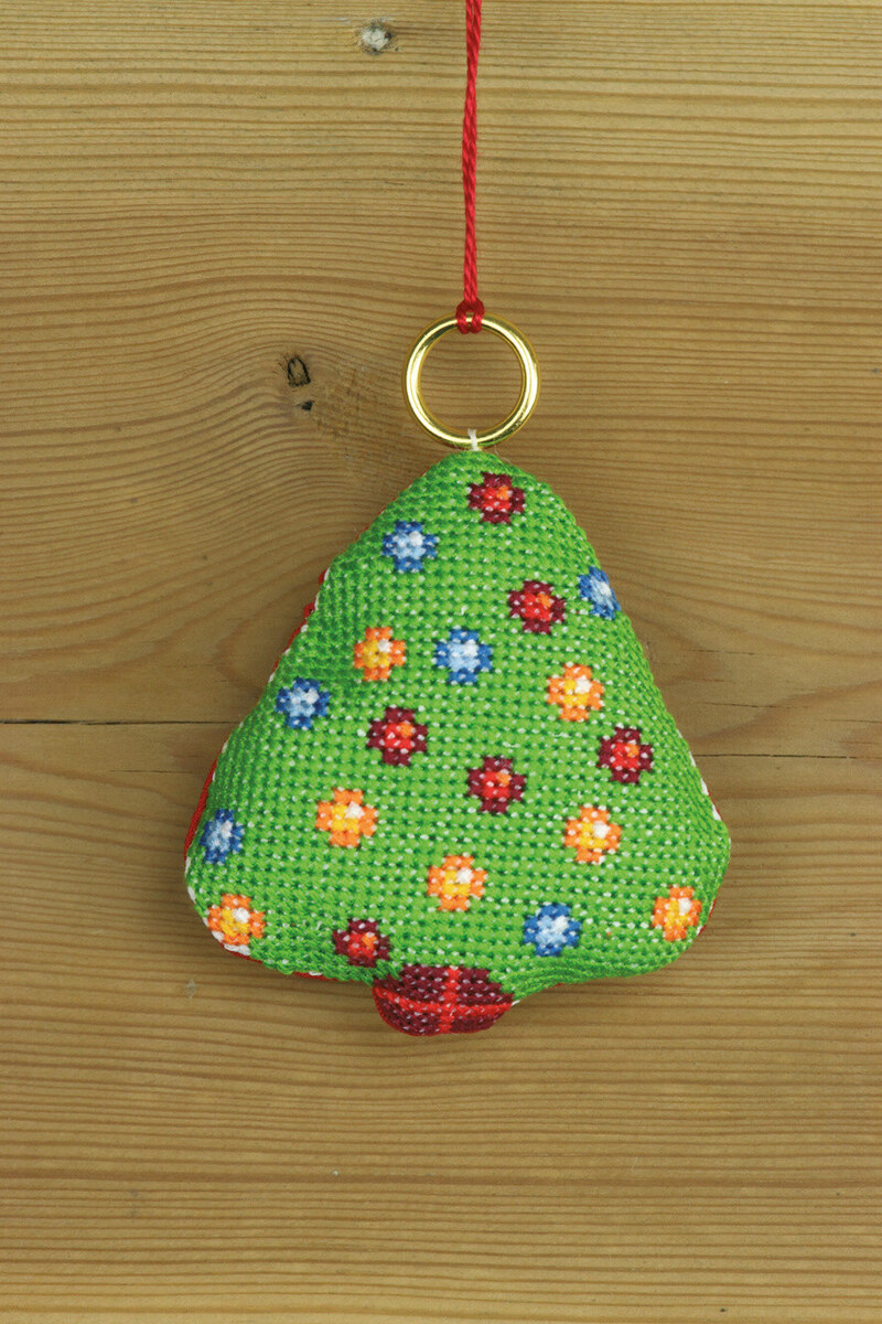 Stickpackung Weihnachtsbaum 8 x 8 cm