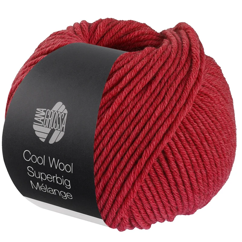 Lana Grossa Cool Wool Superbig 223 Kirschrot meliert