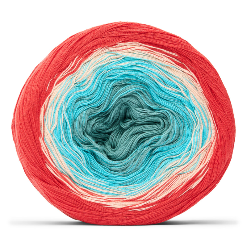 LindeHobby Lily Cotton Cake 14 Rote koralle