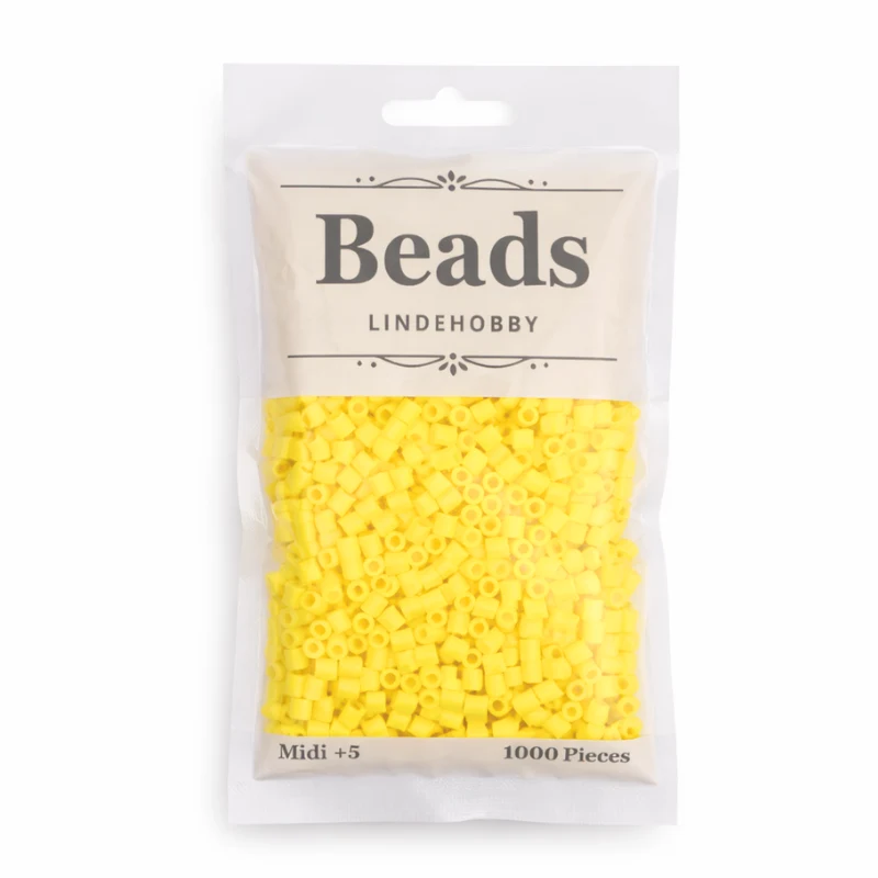 LindeHobby Beads Neon 03 Gelb