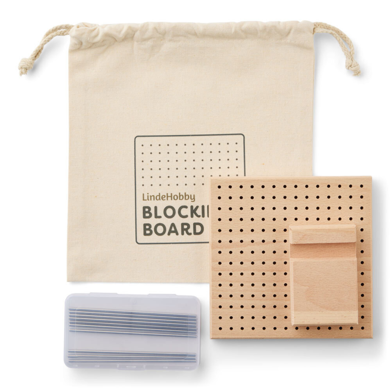 LindeHobby Blocking-Platte, Holz, 15x15 cm