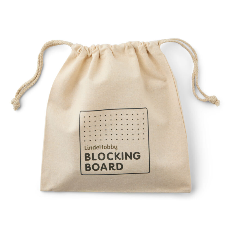 LindeHobby Blocking-Platte, Holz, 15x15 cm