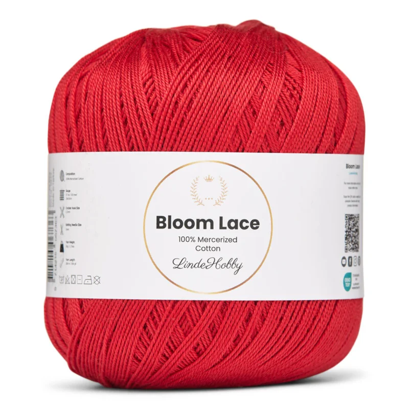 LindeHobby Bloom Lace Mercerized Cotton 25 Rot