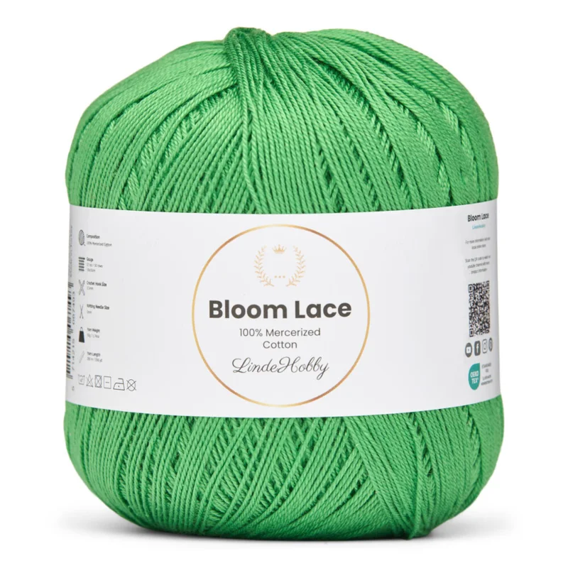 LindeHobby Bloom Lace Mercerized Cotton 38 Grün