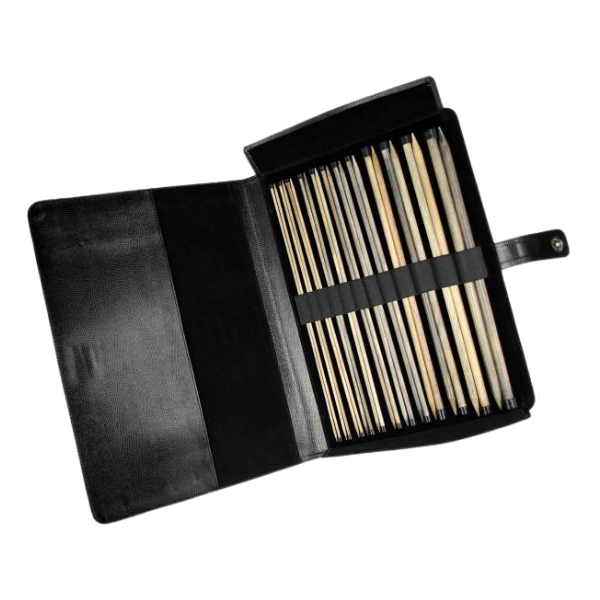 LYKKE Jackenstricknadel-Set Driftwood, Schwarz, 35 cm