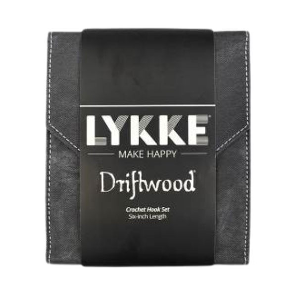 LYKKE Häkelnadel-Set Driftwood, Grau, 15 cm