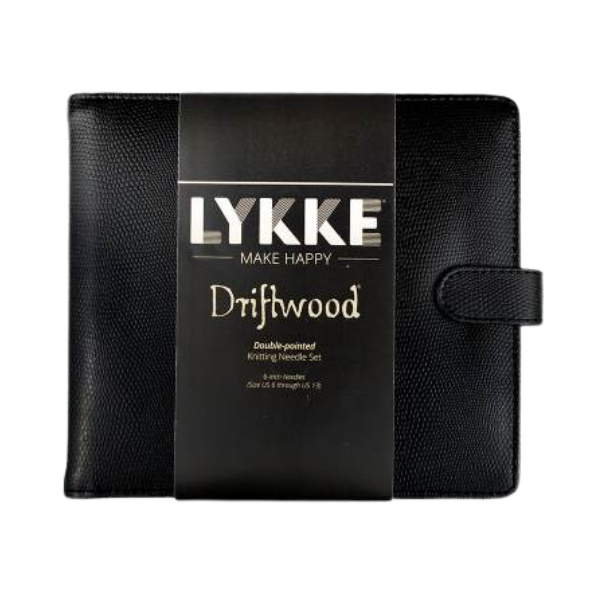 LYKKE Nadelspiel-Set Driftwood, Schwarz, 15 cm (4.00-9.00 mm)