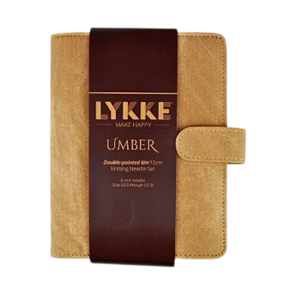 LYKKE Nadelspiel-Set Umber, Tan, 15 cm (2.00-3.75 mm)