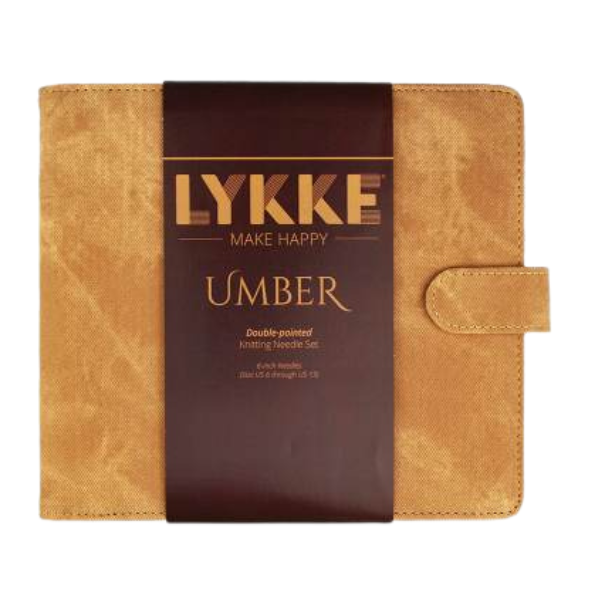 LYKKE Nadelspiel-Set Umber, Tan, 15 cm (4.00-9.00 mm)