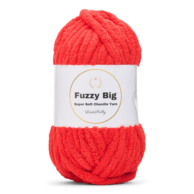LindeHobby Fuzzy Chenille BIG 11 Blutrot