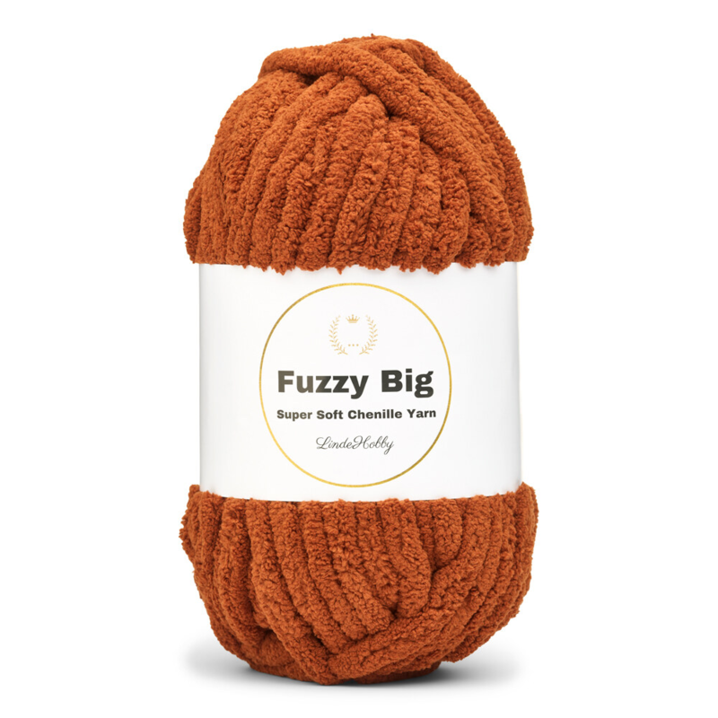 LindeHobby Fuzzy Chenille BIG 34 Kupfer