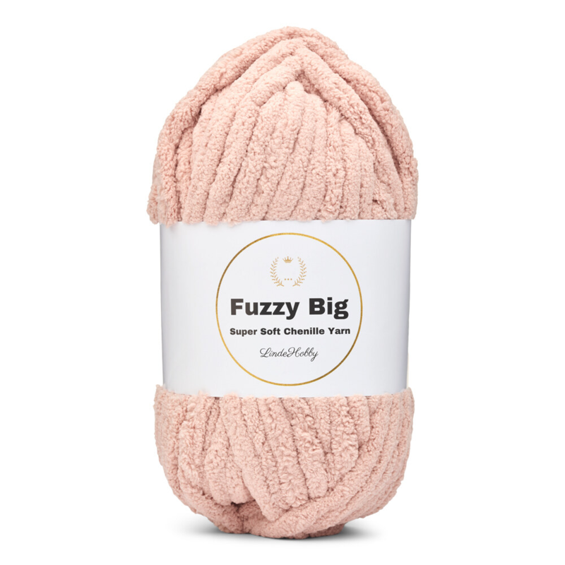 LindeHobby Fuzzy Chenille BIG 24 Blush Beige