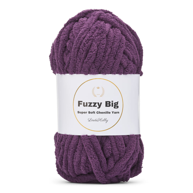 LindeHobby Fuzzy Chenille BIG 15 Pflaume