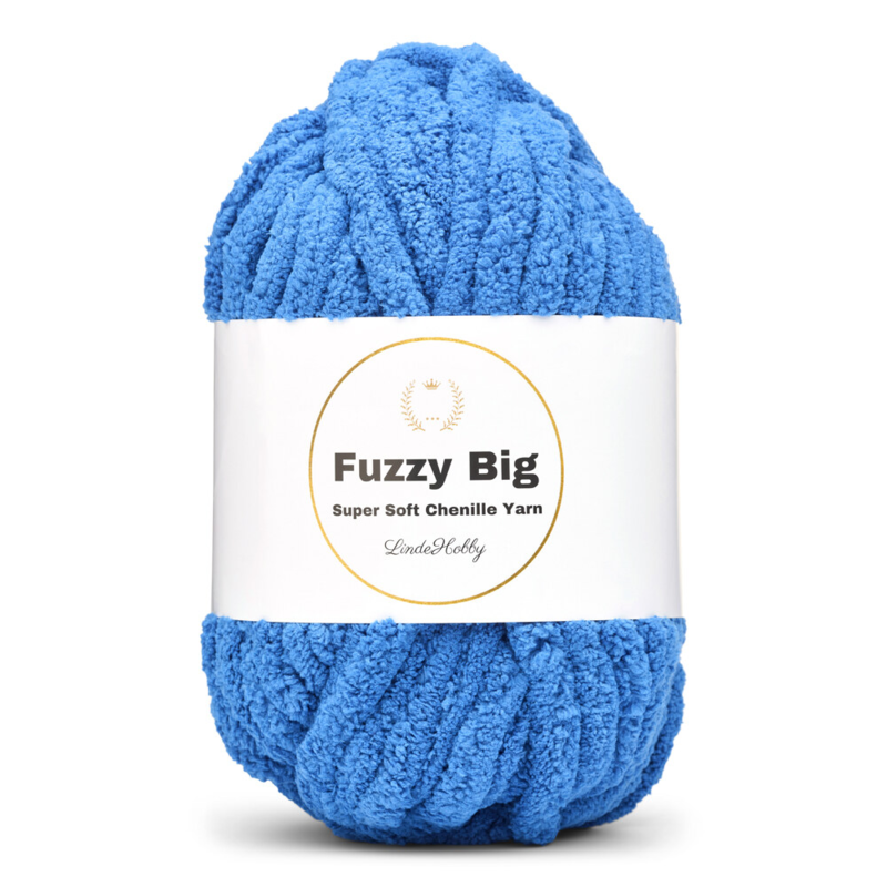 LindeHobby Fuzzy Chenille BIG 36 Blau