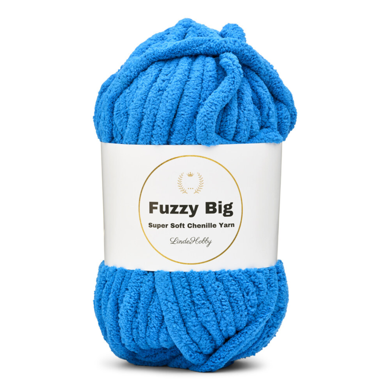 LindeHobby Fuzzy Chenille BIG 30 Himmelblau