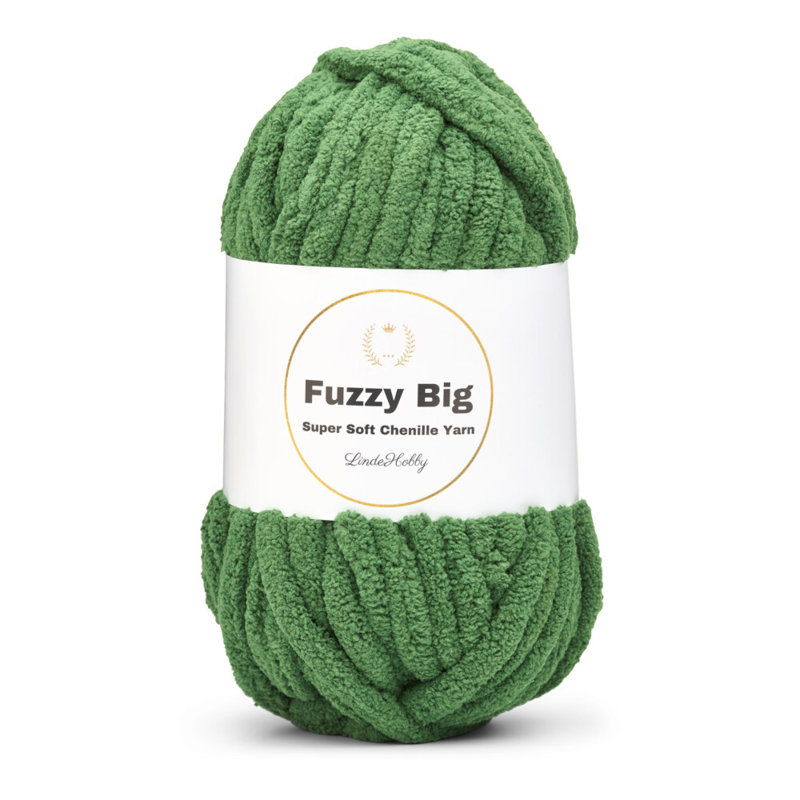 LindeHobby Fuzzy Chenille BIG 38 Grün