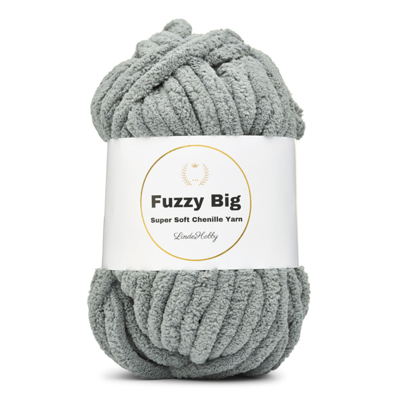 LindeHobby Fuzzy Chenille BIG 05 Dunkelgrau