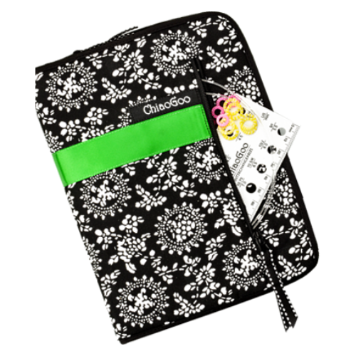 ChiaoGoo Wechselbares Rundstricknadel-Set, Spin Bambus, Complete, 10 cm