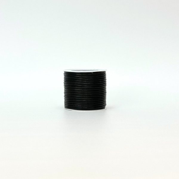 HobbyArts Lederschnur, 10 m, Schwarz 2.00 mm