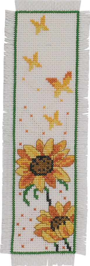 Stickpackung Sonnenblumen 7 x 22 cm