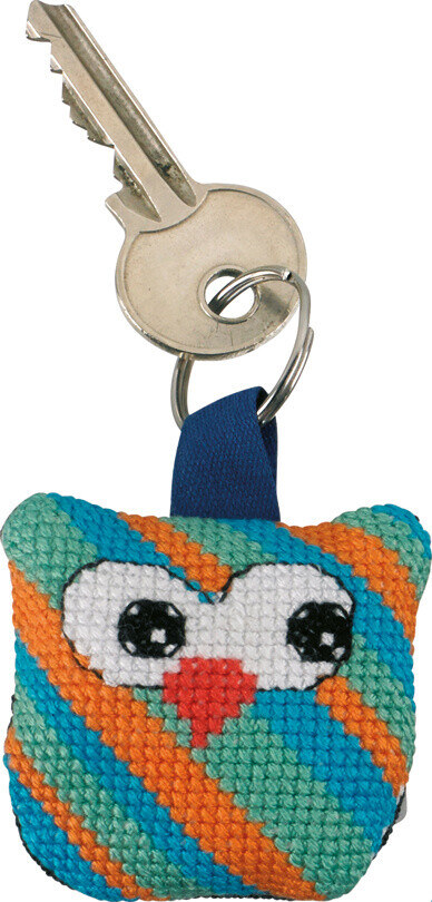 Stickset Eule mit schrägen Streifen 5 x 5 cm