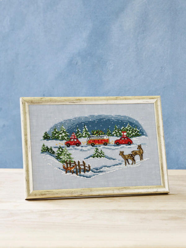 Stickset Zuhause zu Weihnachten R5704 30 x 20 cm
