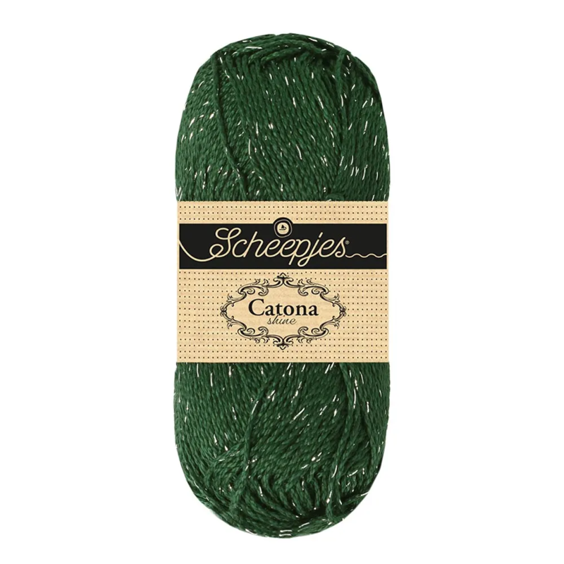 Scheepjes Catona Shine 525-S Fir - Silver