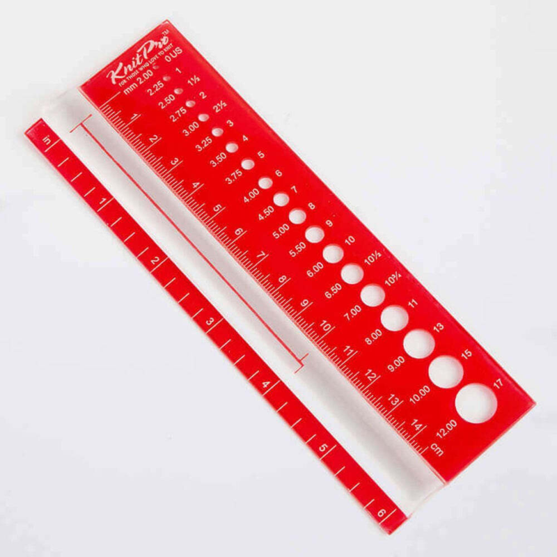 KnitPro Nadelmaß Rot (2.00–12.00 mm)