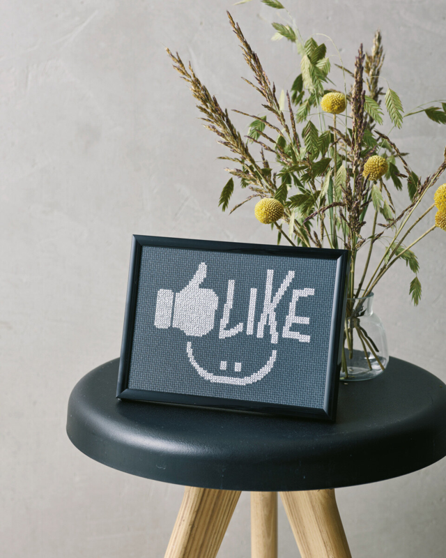 Stickset Like!! 18 x 13 cm