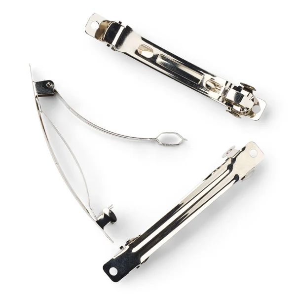 LindeHobby Haarspangen, Silber, 8 mm, 3 Stück