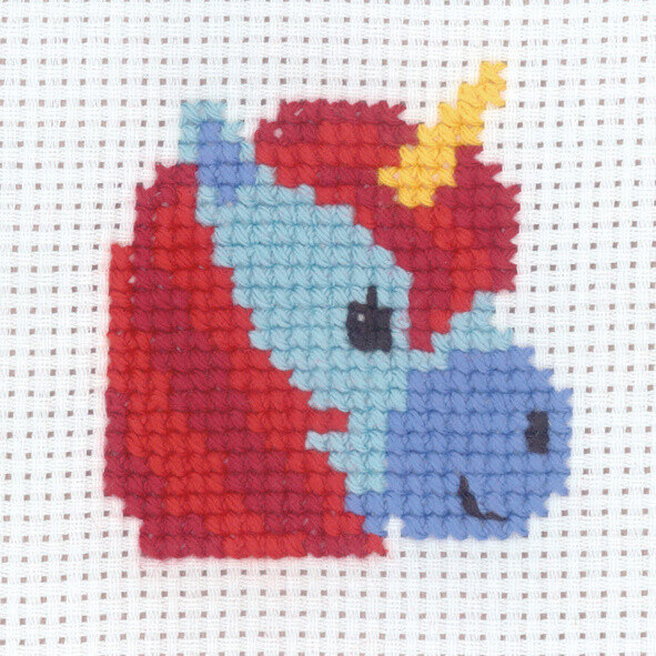 Stickset Einhorn 8 x 8 cm