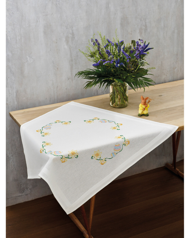 Stickset Osterglocken & Eier 80 x 80 cm