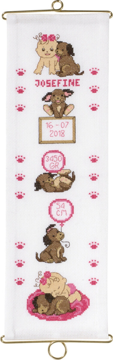 Stickset Josefine m/5188/14 14 x 44 cm