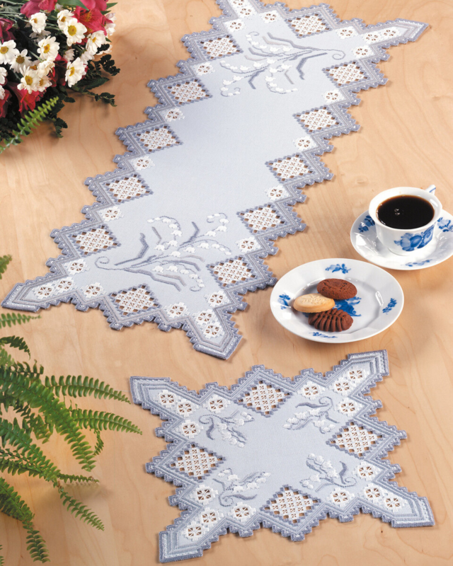 Stickerei-Kit Hardanger 29 x 73 cm